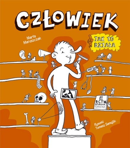 Człowiek jak to działa ; multico ; ciało ; człowiek książka ; dla dzieci ; książki o człowieku ; ciekawostki ; księgarnia las książek 